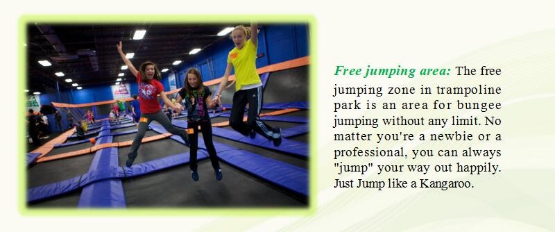 760M2 China Supply Large Springfree Trampoline with Safety Enclosure /Super Mall Gymnastic Trampoline