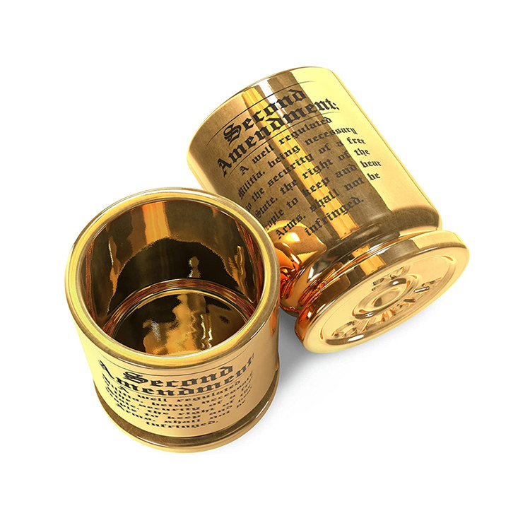 Original 50 Caliber Shot Glasses Bullet Casings Acrylic Shot Glasses