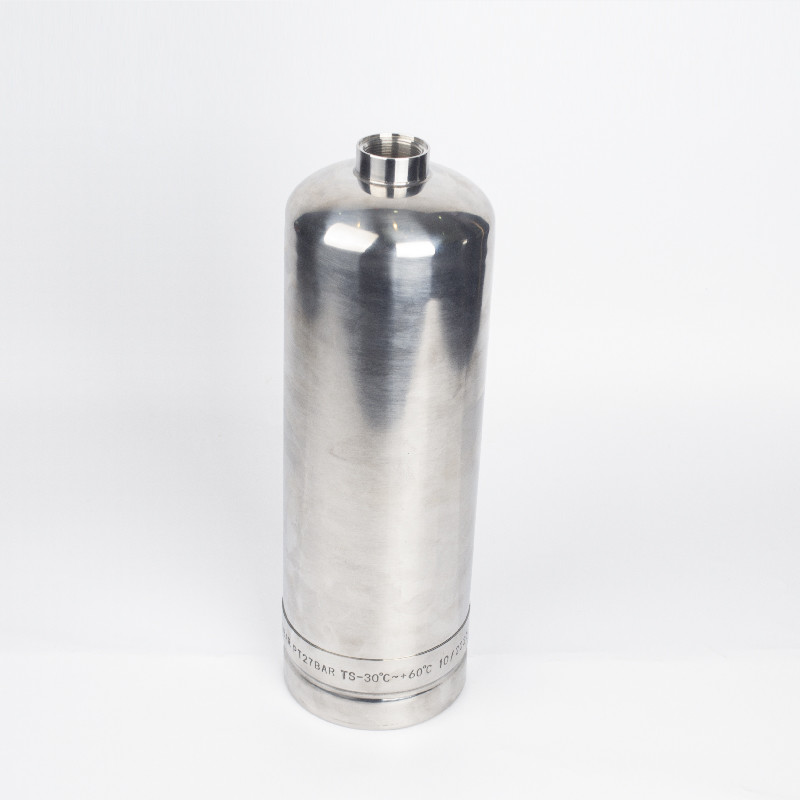 5L Empty Fire Extinguisher Cylinder 3.6MPa Burst Pressure Stainless Steel Fire Cylinder
