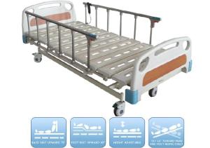 Buy cheap 250kg Electric Nursing Bed Optional Headboard Color Adjustable Height Stainless Steel product