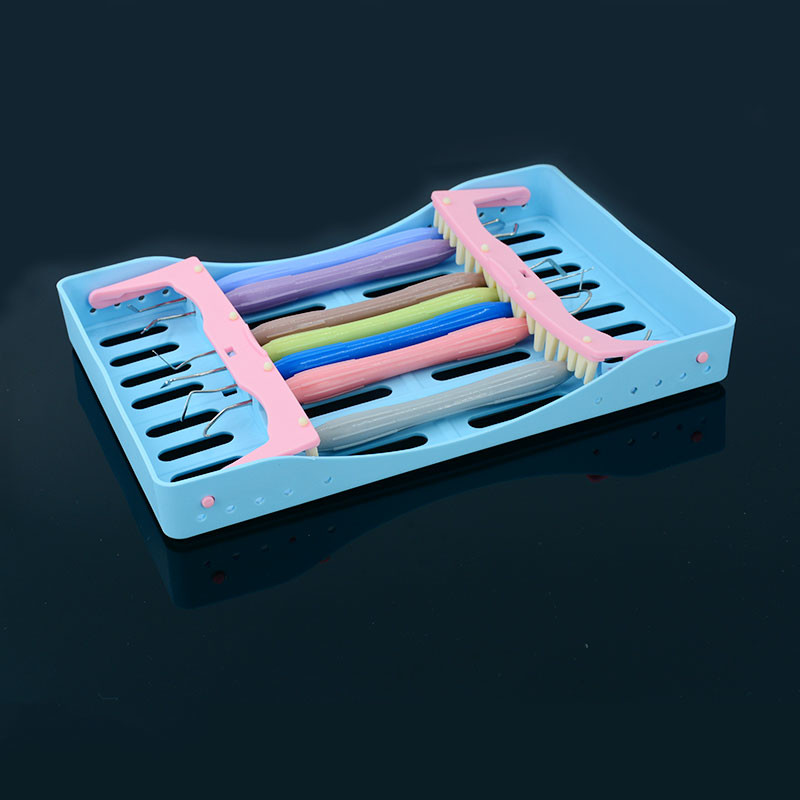 Anti Slip Silicone Handle Dental Resin Filling Aesthetic Restoration Kit