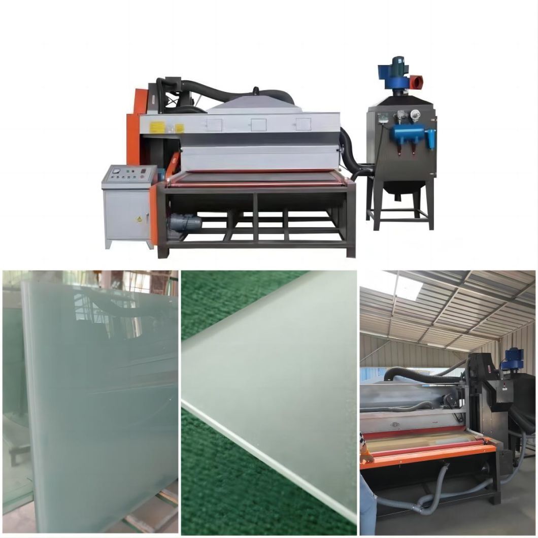 CE Certified Horizontal Automatic Glass Sandblasting Machine