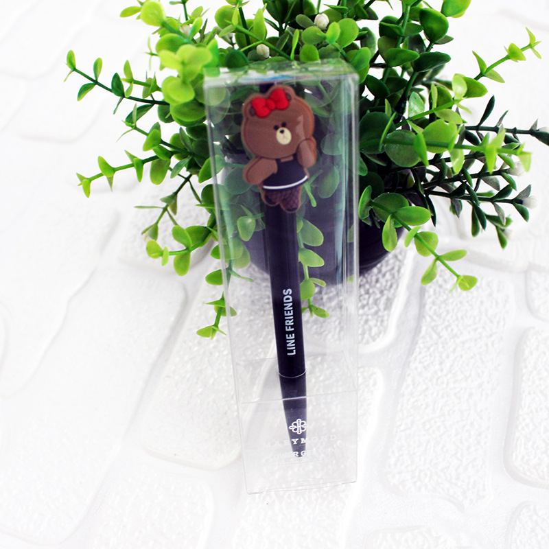 0.015kg Assorted Color Kawaii Cute Cartoon Image Stationery Click Presses Gel-Ink Pens