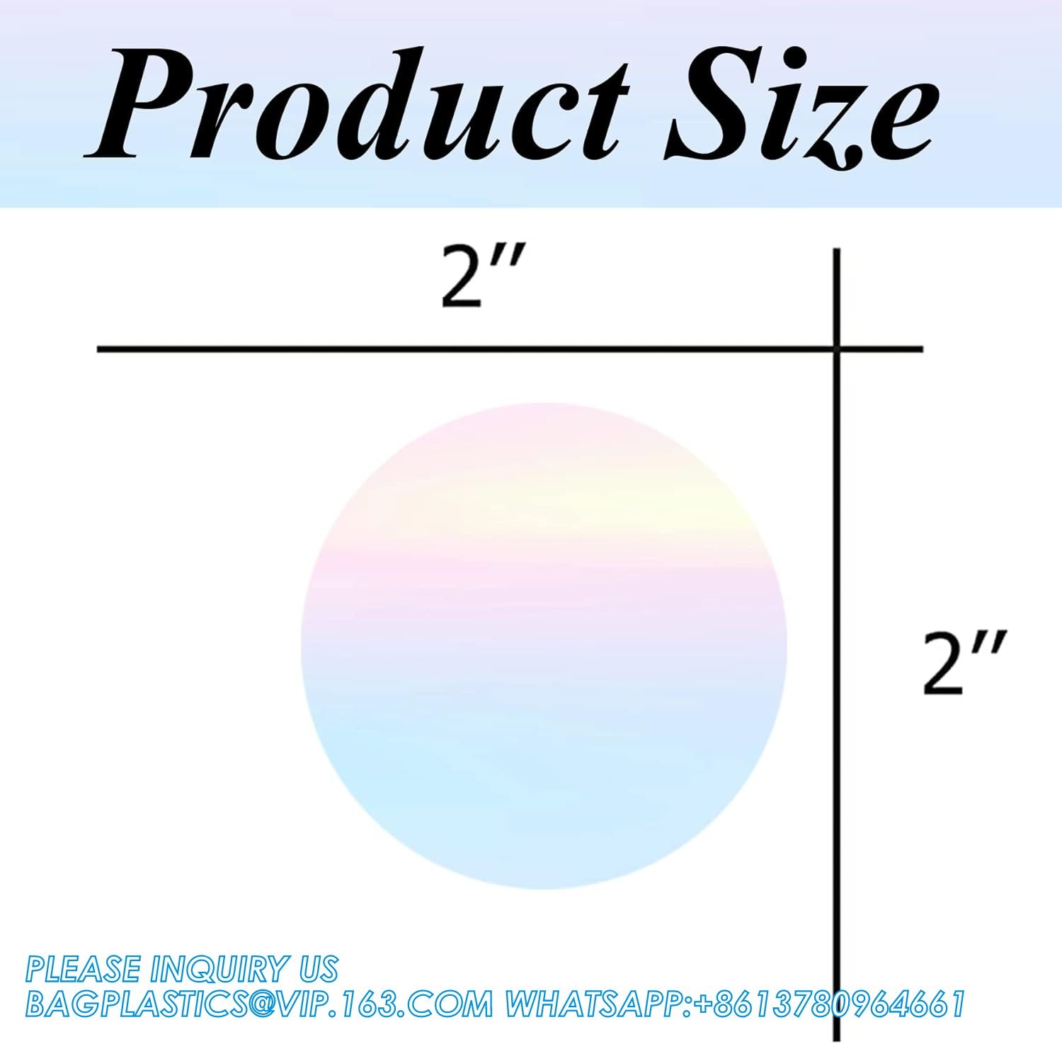 2 Inch Direct Thermal Stickers Gradual Change Round Circle Thermal Color-Code Dot Self-Adhesive Multi-Purpose Thermal