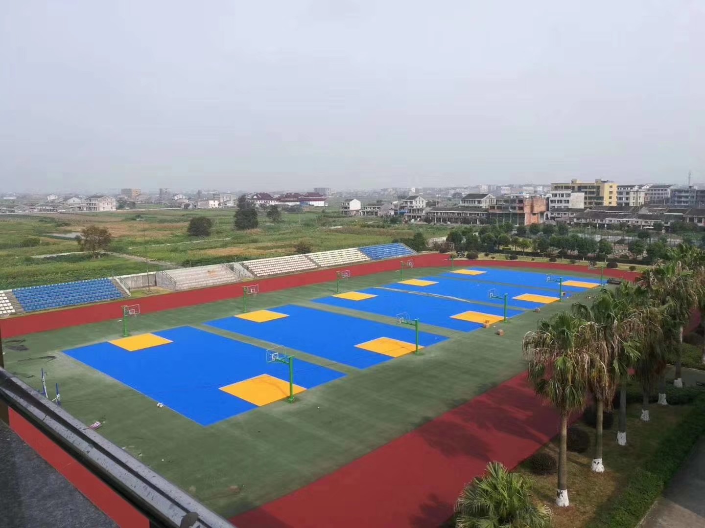 Waterproof PU Sports Court Material For Indoor Or Outdoor Cement Asphalt