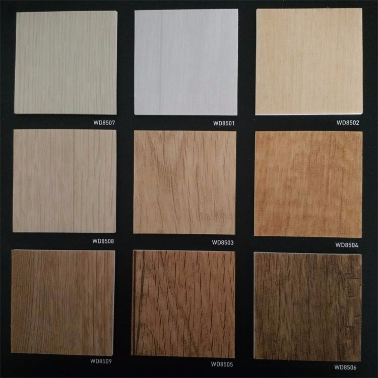 Indoor PVC Floor Covering , Wood Look PVC Vinyl Floor Tiles Thickness 3mm