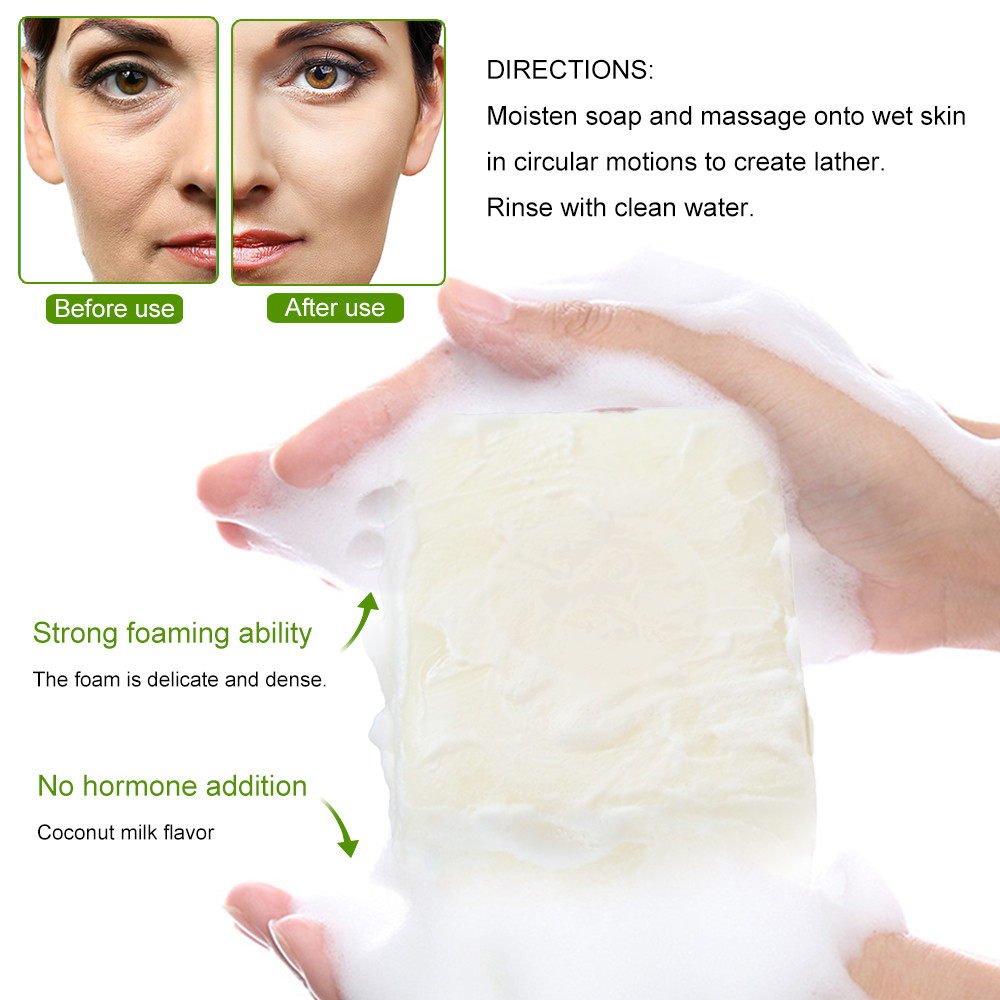 Private Label Gentle Exfoliating Snail Extract Natural Handmade Soap