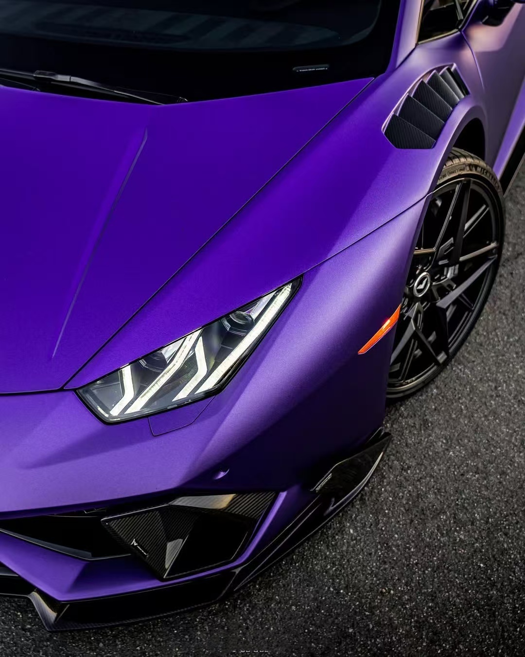 Replace Lamborghini Universal Wide Body Kits LP610 Huracan Evo Body Kit Front Lip Air Intake