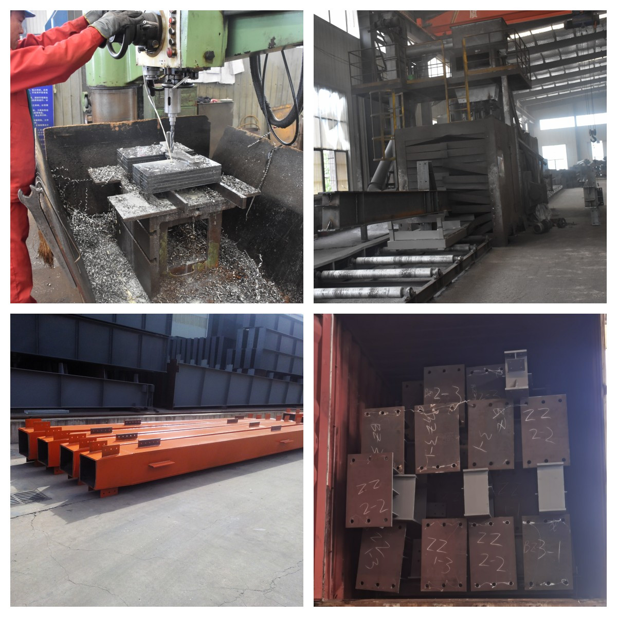 Industrial Prefabricated Light Steel Structure Warehouse Building H Section Construction Produced By China