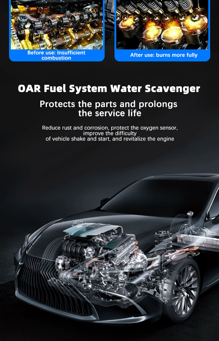 Automotive Gasoline Treatment for Fuel System Dehydration Three Years Expiration Date