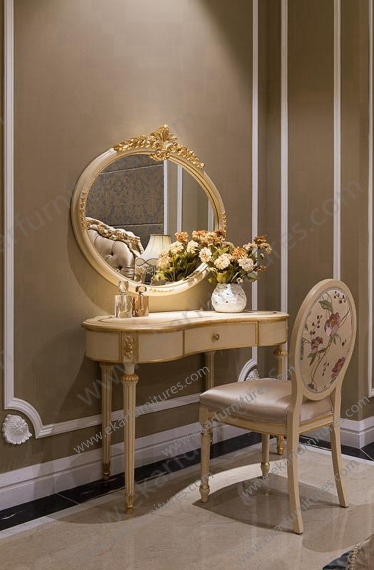 Neo Classical Bed Kingbed Solid wood Bed factory bedroom furniture high quality FFB-101N