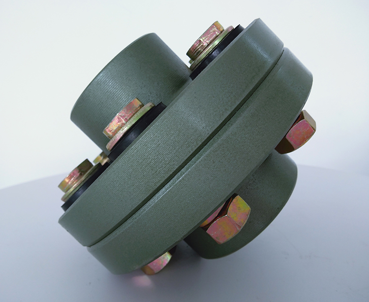 OEM Flange Pin Bush Coupling Cast Iron Flexible Rubber For Power Transmission FCL 140