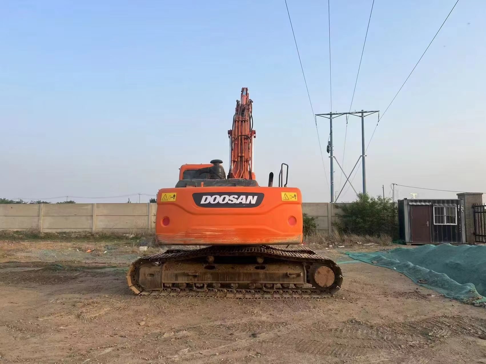 The Doosan Excavator Used By The Original Doosan DX225LC Excavator In South Korea