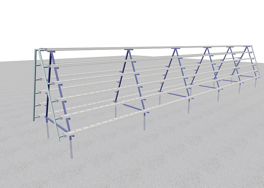 A Frame PVC Nutrient Film Hydroponic System Nft Vertical Farming