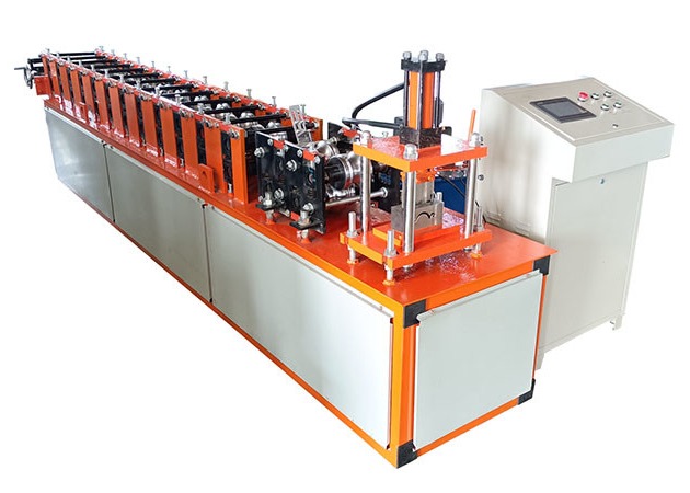 Aluminum Galvanized Iron Rolling Shutter Door Machine Cold Roll Forming