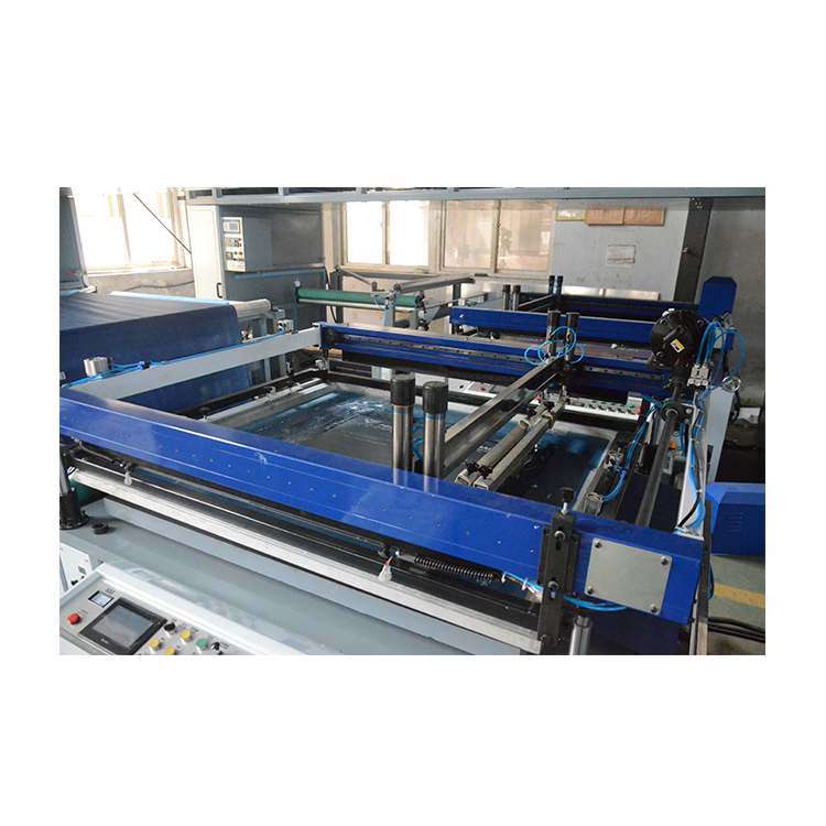 Single Color Roll to Roll Automatic Screen Printing Machine, High Quality Non Woven Screen Printer