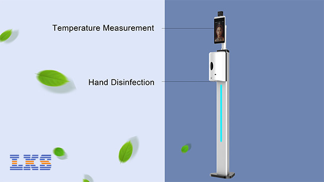 Free Standing Facial Recognition Temperature Body Temperature Measurement