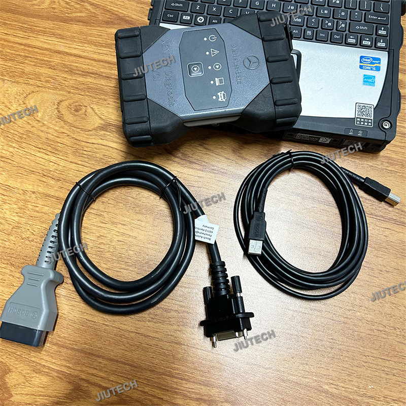 Full Set CF19 Laptop with Original MB STAR C6 WiFi Multiplexer C6 DAS WIS EPC Car truck Diagnostic tools Ready to Work