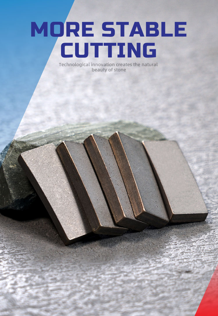 Customized OBM Support Best Diamond Tools 40*5*15mm Diamond Segment for Cutting Stone