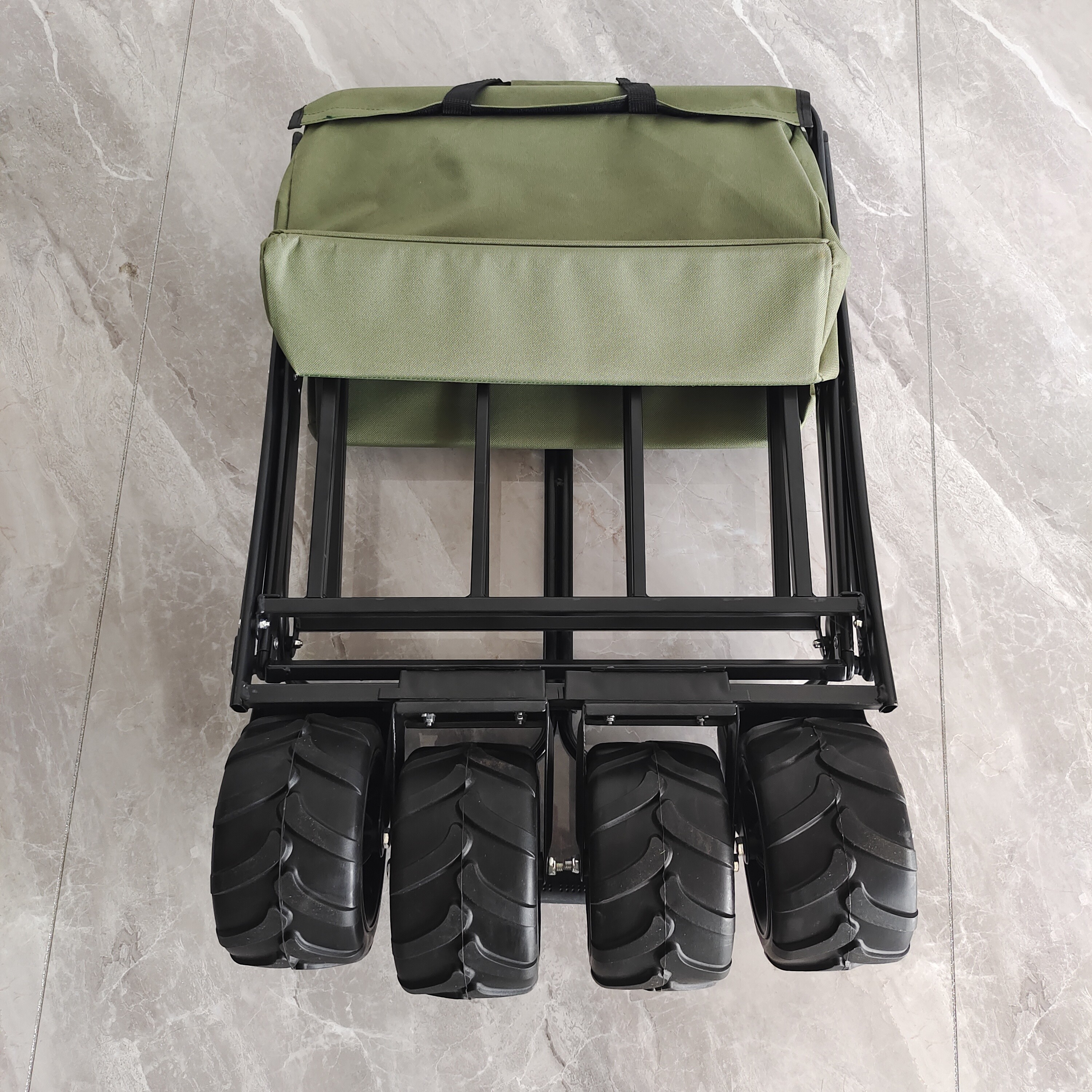 Beach Wagon Cart Grocery Slider Cart Collapsible Utility Folding Wagon Stroller
