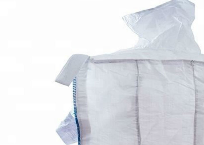 Flat Bottom Breathable FIBC Bulk Bags , 1 Ton Virgin PP Super Sacks Bags