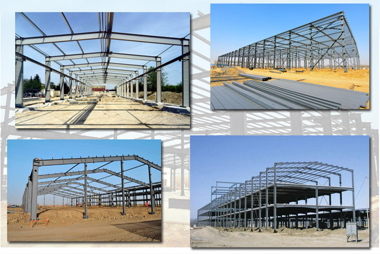 Pu Panel Warehouse Steel Structure Modern Galvanized Metal Construction Materials