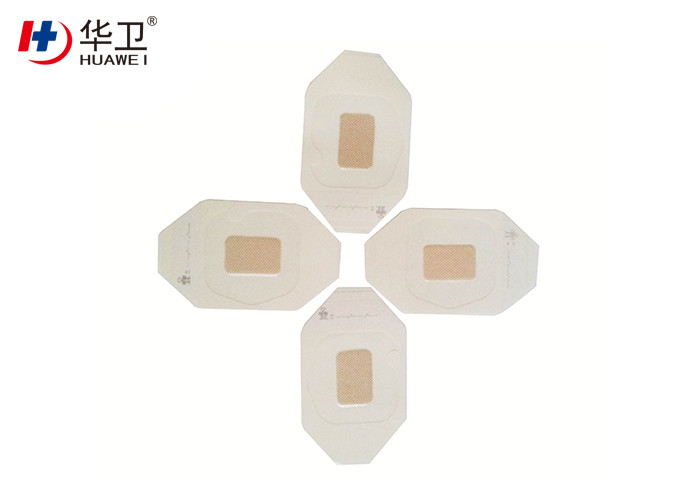 Skin Friendly Breathable Transparent Adhesive Film Dressing With Absorbent Pad