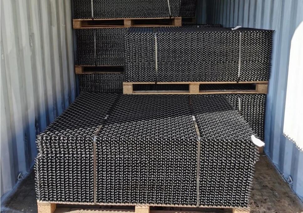 2mm - 90mm Aperture Quarry Screen Mesh Mine Screen Mesh Corrosion Protection