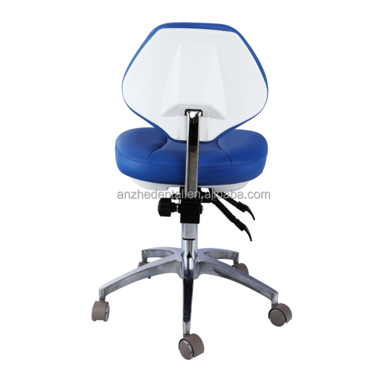 Big Cushion Dental Assistant Nurse Stool Comfortable Backrest Custom Dentist Stool