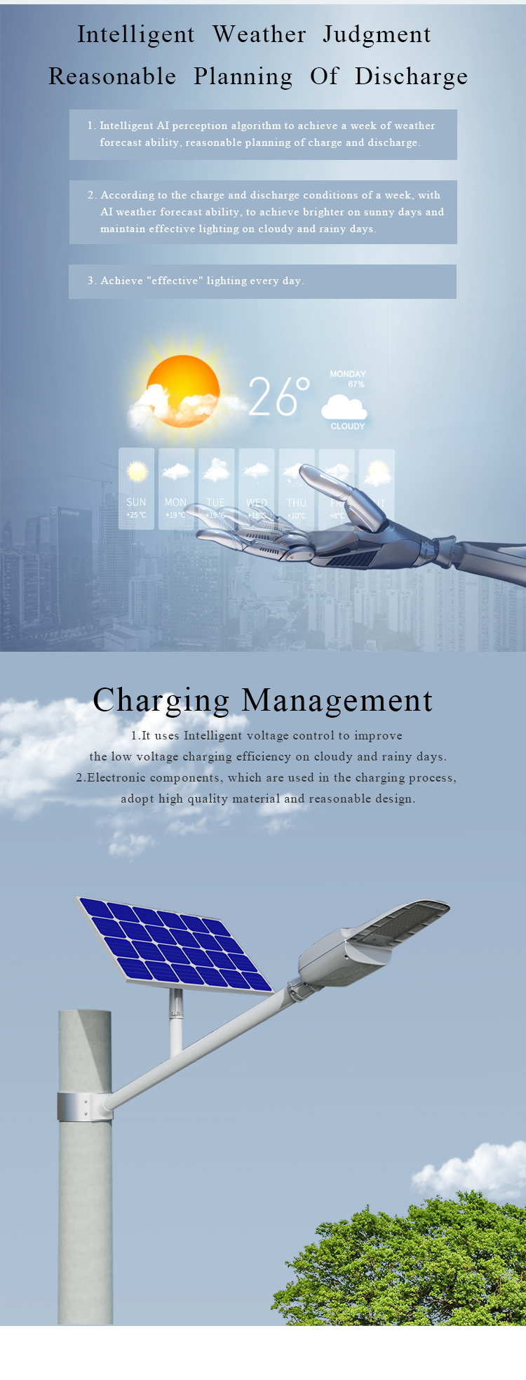 80W LED Solar Street Light