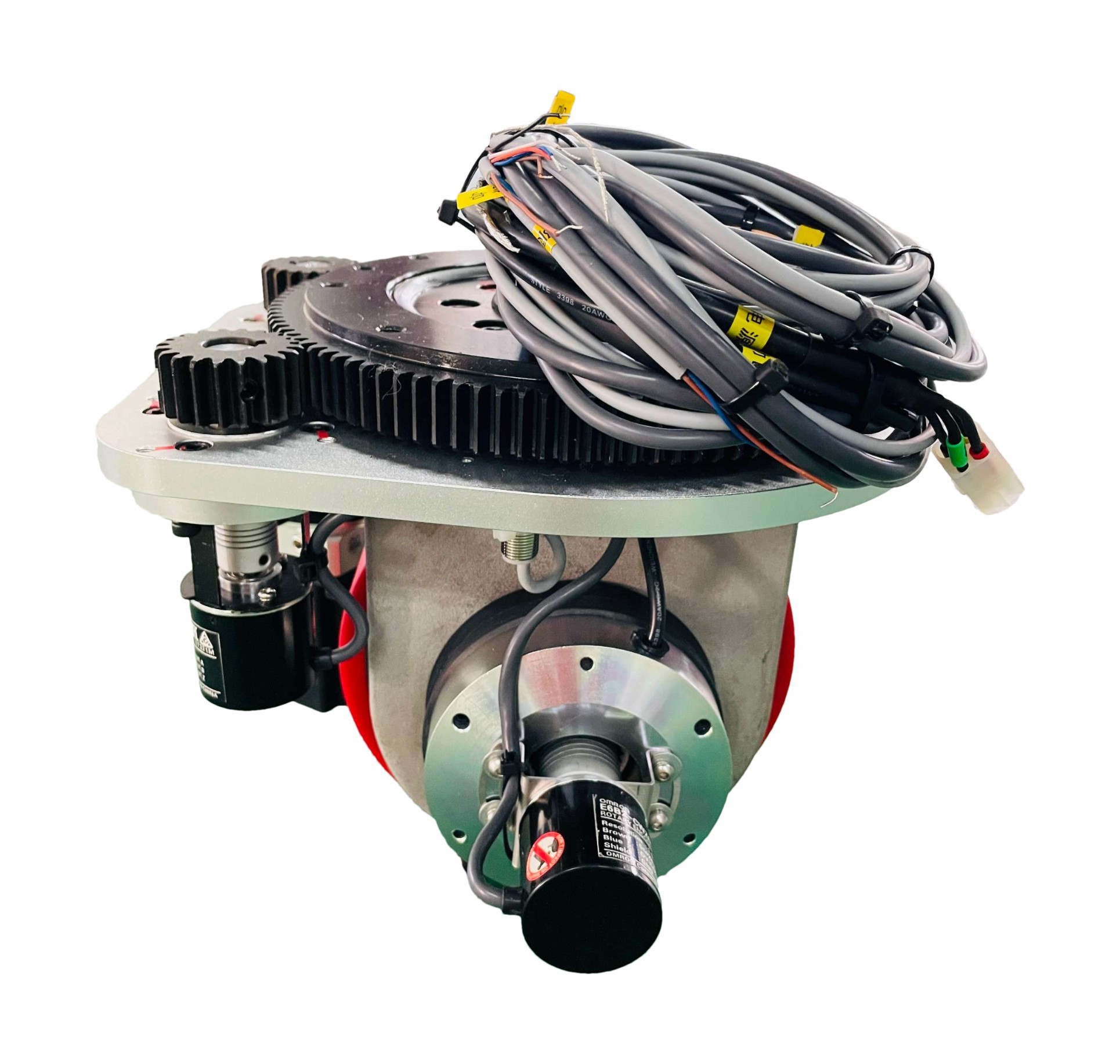 24V 8Nm Omni Directional Wheel , Traction / Steering Agv Accessories