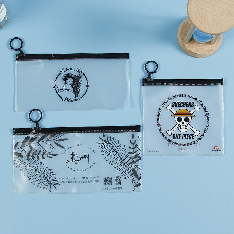 Custom Printed Matte Clear Plastic Zip Lock Packaging Bags Reusable