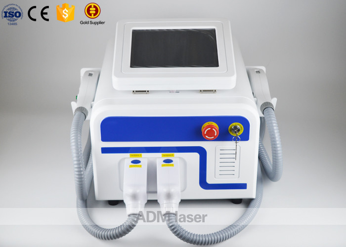 2 Handpiece Vertical IPL RF ND YAG Laser Hair Removal & Tattoo Removal