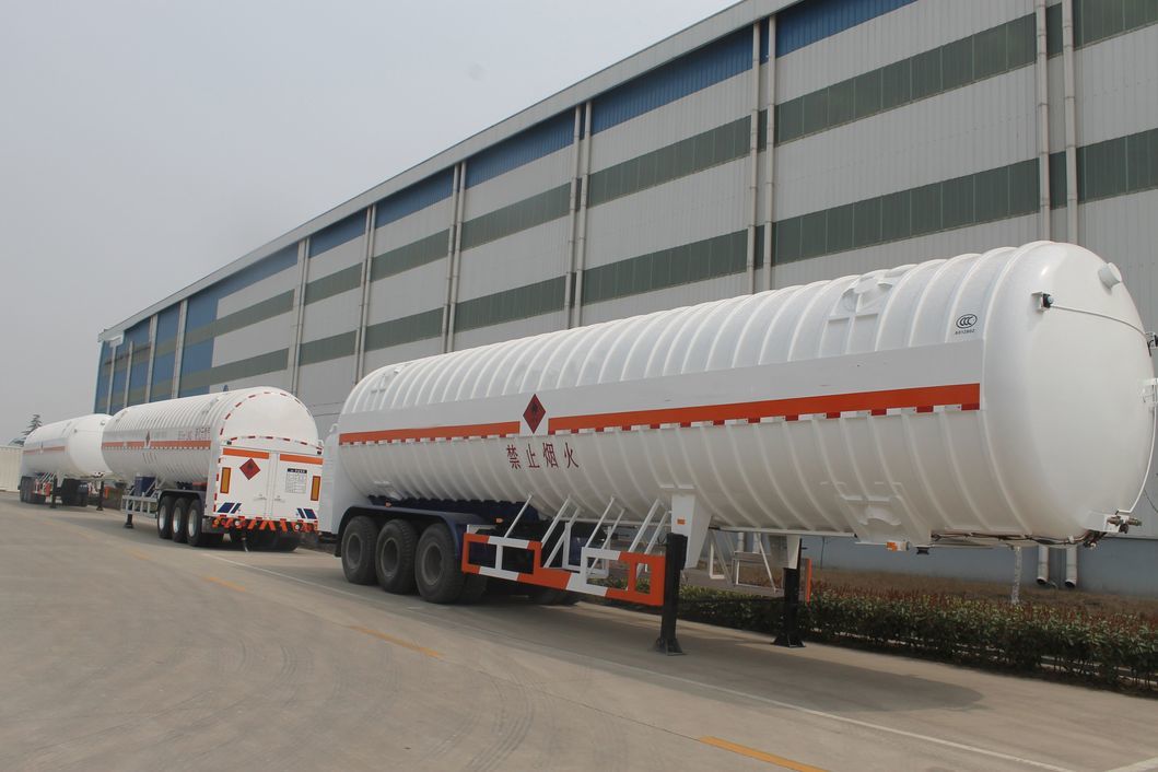 3 Axles 53000L LNG Energy Tank Semi Trailer for Liquid Natural Gas