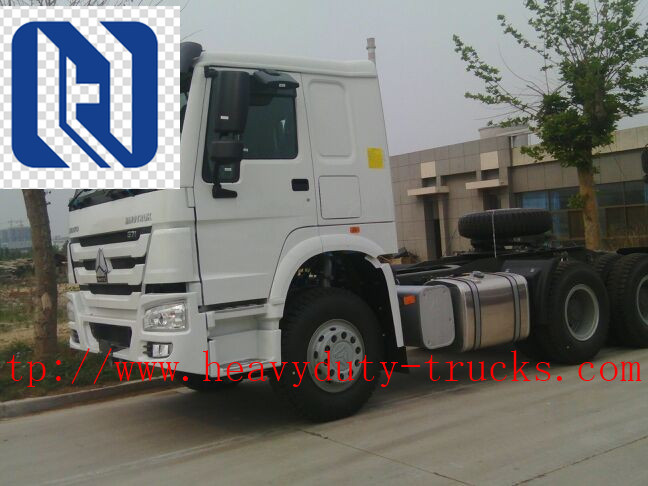 10 Tire Prime Mover Truck of SINOTRUK HOWO A7 brand with 6X2 420hp double sleepers and air conditioner