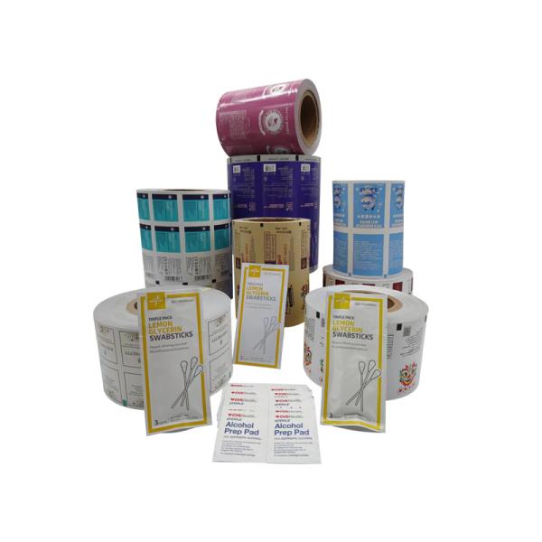 Flexographic Printing Pharmaceutical Aluminum Foil for Iodine Wipes Packaging