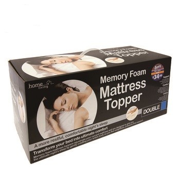 Home Sleep King Size Mattress Topper , Thin Solid White Soft Mattress Topper