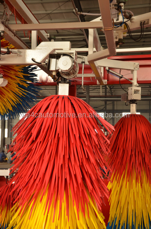 Automatic Tunnel Car Washing Machine Commercial 12KW 9 Brushes