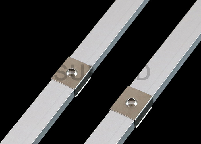 Hard Plastic Strip LED Aluminium Profile DC 12v SMD2835 Customized Lenght