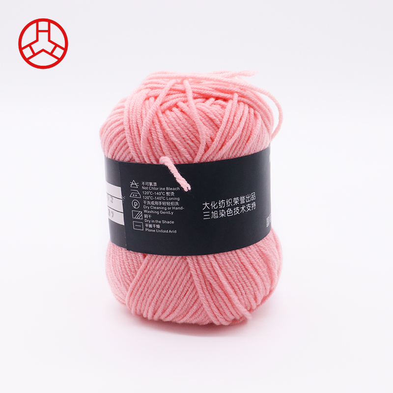 4 Ply Wool Crochet Knitting Thread for Sweater Accepted OEM/ODM and Milk Cotton Material