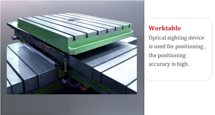 TPX6111B Horizontal Boring Milling Machine Digital Readout For Stainless Steel Iron Drilling