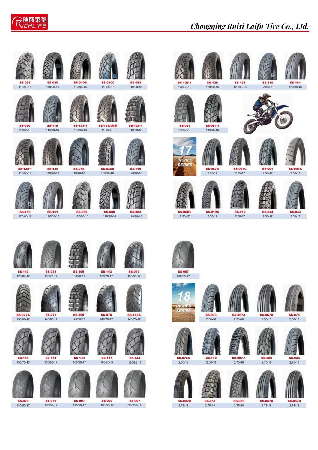 Durable 2.75-18 Motorcycle Tire with Quality Rubber for Long Lasting Use