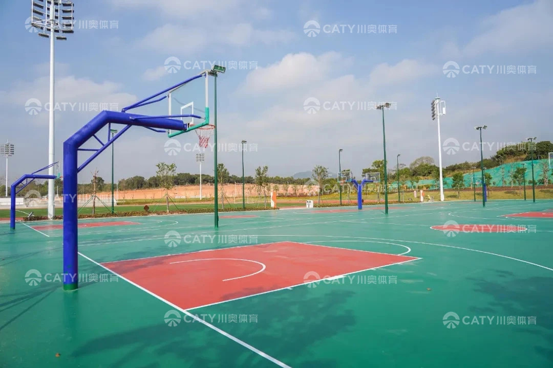 Indoor & Outdoor Basketball Court Rubber Floor PP Plastic Flooring for Handball Pickleball Futsal Court in Sports Clubs Sports Center Indoor Sports