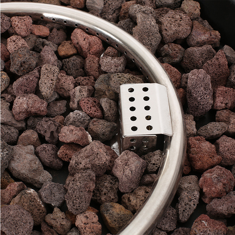 Cement Customized Color Portable Round Propane Fire Pit For Camping Party