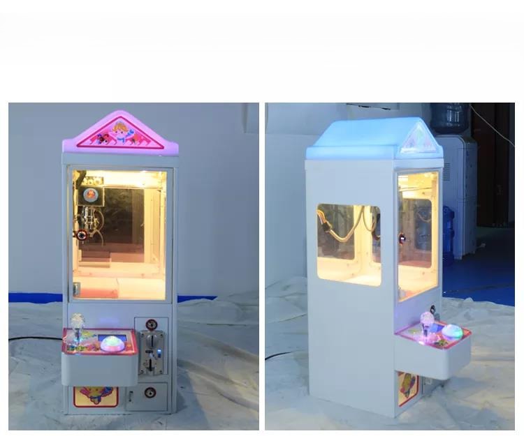 Dreamland Coin Operated Small Toy Claw Crane Machine Cheap Matel Mini Claw Candy Machine