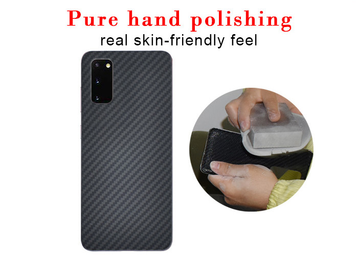 Scratch Proof Black Matte Aramid Samsung S20 Waterproof Case