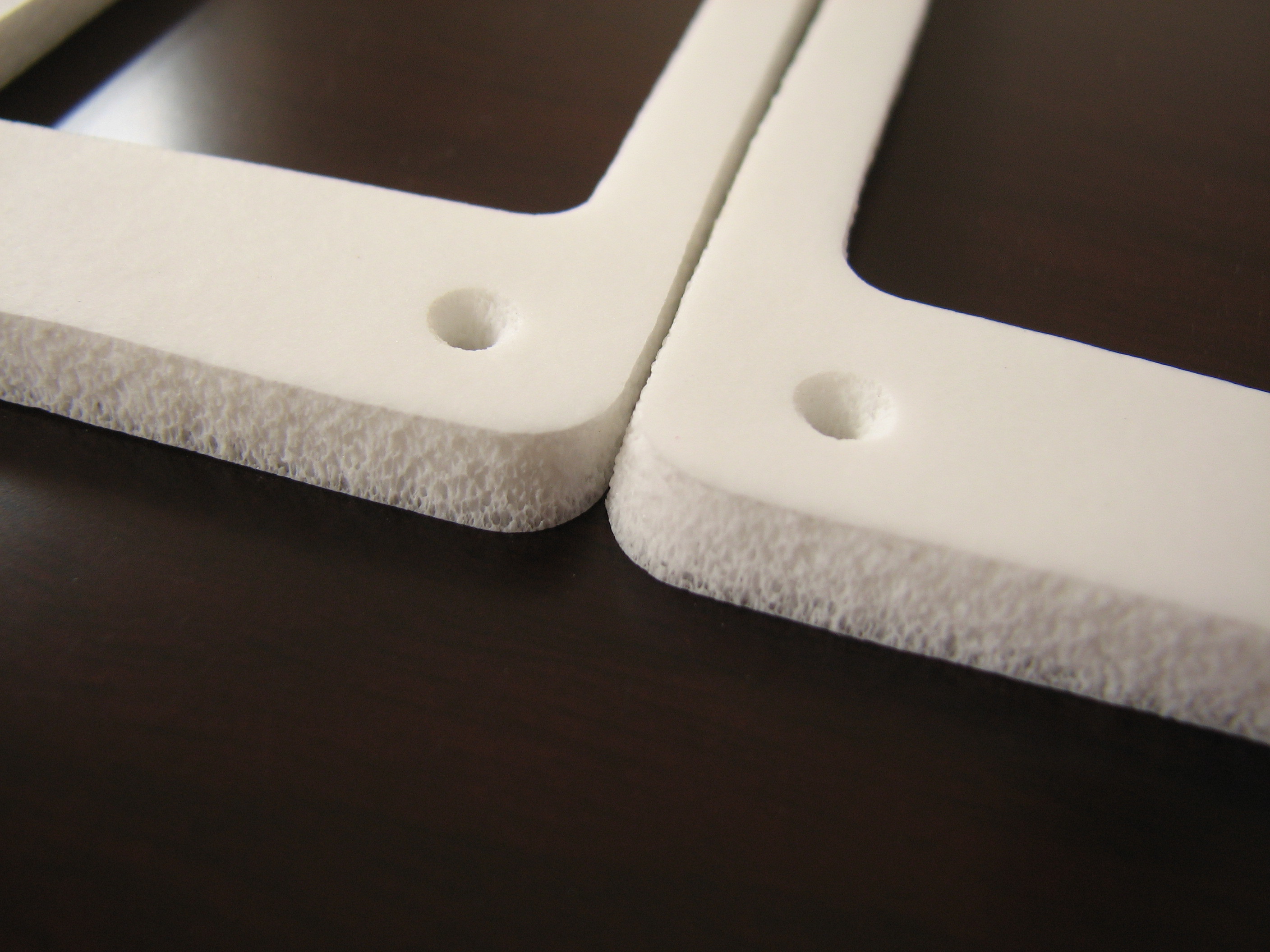 Hot Resistant Silicone Sponge Gasket , Silicone Foam Gasket ROHS / FCC / SGS