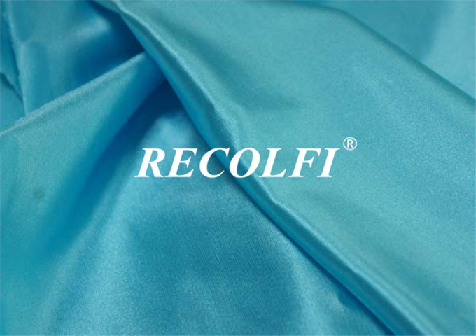 Women's Activewear Polyester Spandex Fabric Anti UV Ocean Blue Protecting