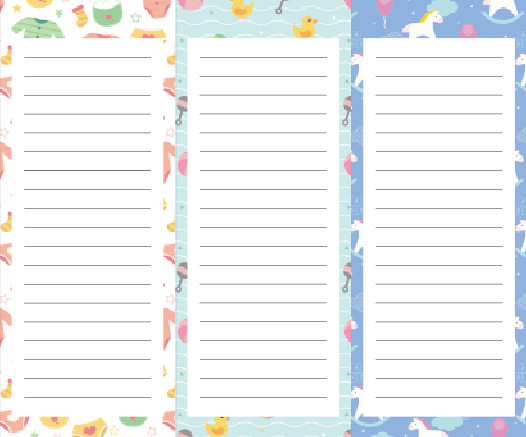 Self Stick Magnetic Fridge Notepads Refrigerator Grocery List Magnet 9*3.5inch