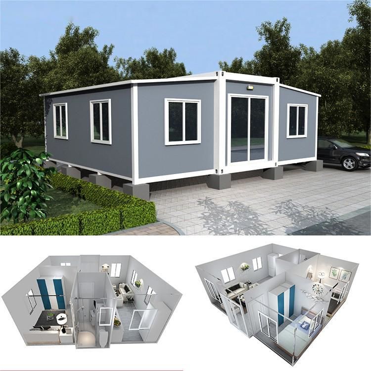 Steel Structure Luxury House Villa 20ft 40ft Flat Pack Expandable Container House